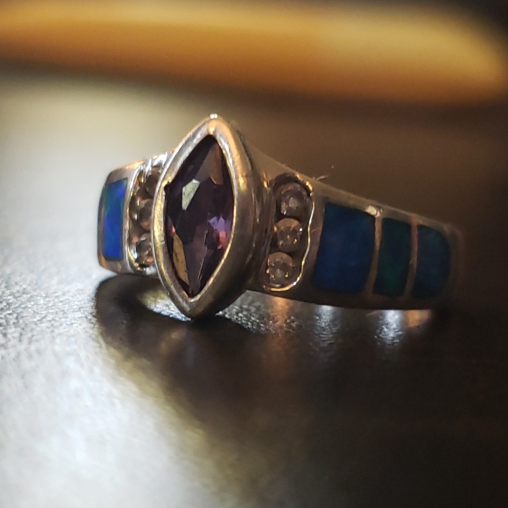 Artsy ring, sterling silver 925